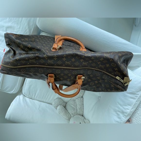 Louis Vuitton Sirius 70 Monogram Canvas Travel Luggage w Strap, Lock & Keys - Picture 13 of 16